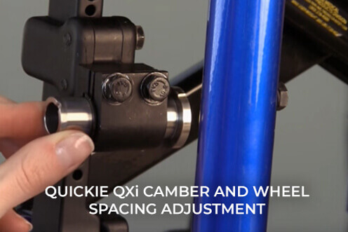 The Quickie QXi Camber and Wheel Spacing Adjustment 