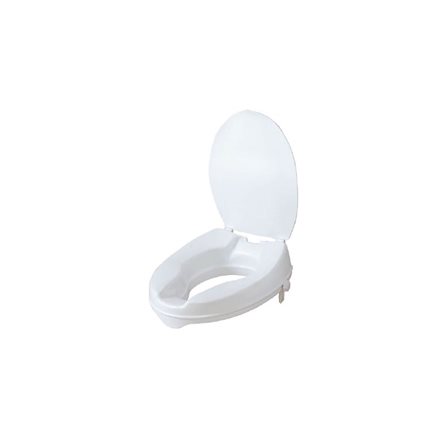 Raised Toilet Seat With Lid, 2