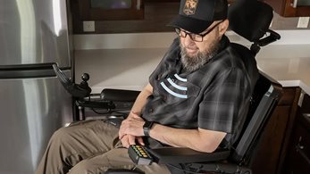 Wheelchair handrims on a quickie nitrum