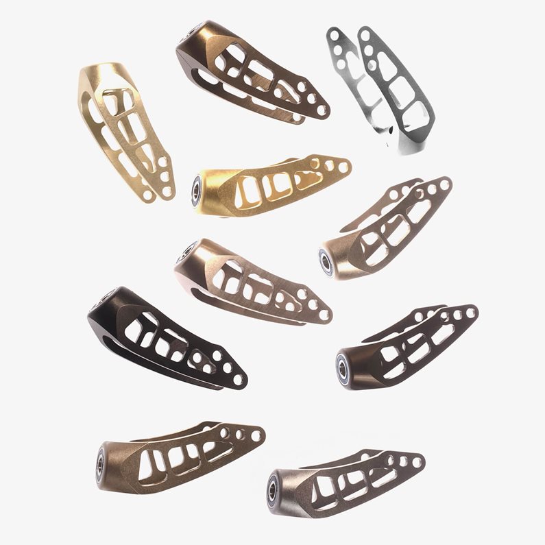 Anodised Castor Forks (different variants)