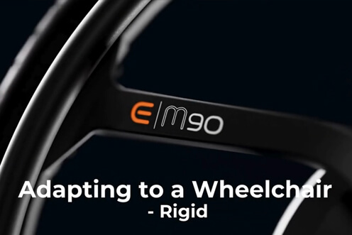 Empulse M90 | Adapting to a Rigid Wheelchair