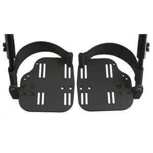 Aluminum angle adjustable footplates