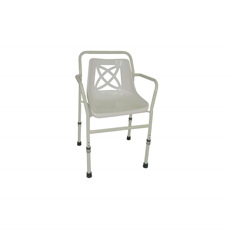 Shower Chair, Adjustable Height and Arms
