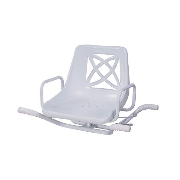 Shower Chair, Swivel, Powder Coated