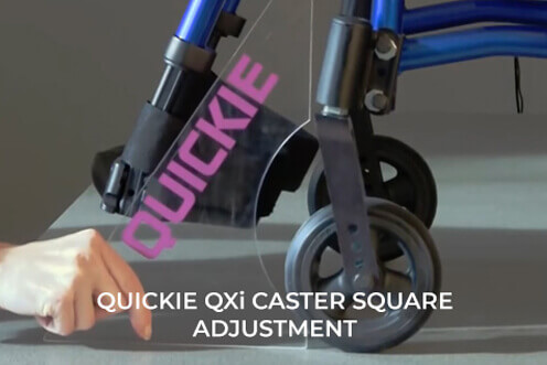 How to Adjust Quickie QXi Caster Square 