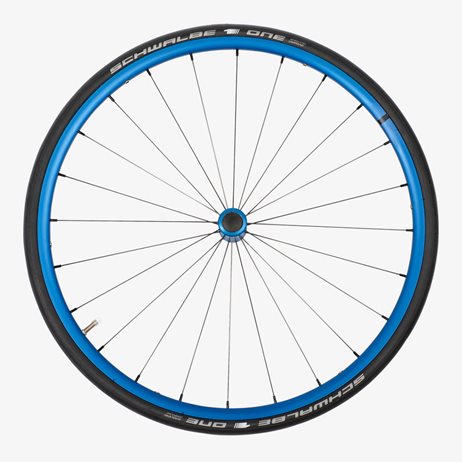 Blue anodized wheel 