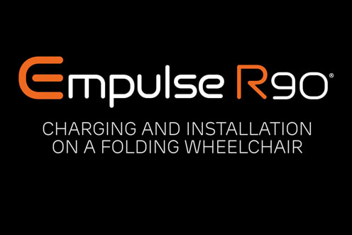 Empulse R90 Charging and Installation on a Folding Wheelchair