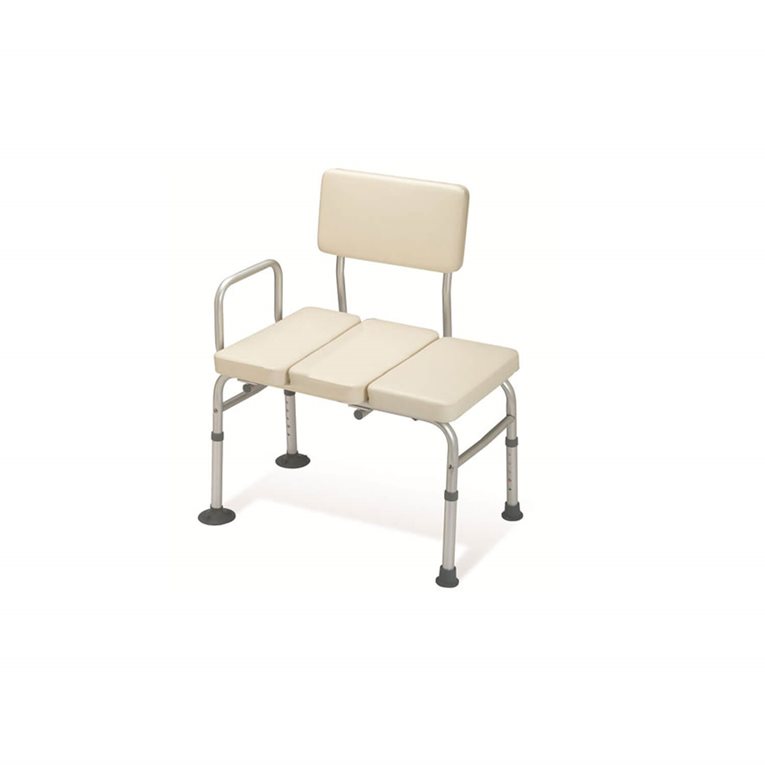 Transfer Bench, Padded Seat & Backrest, Arms