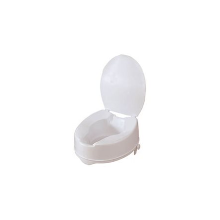 Raised Toilet Seat With Lid, 6