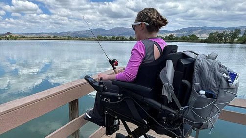 Wheelchair handrims on a quickie nitrum