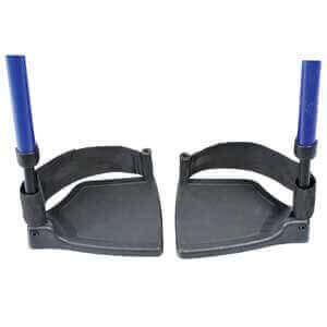 Legrests and footrests